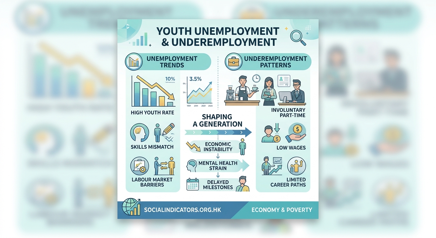 Youth Unemployment and Underemployment: Statistical Trends Shaping a Generation - Illustration 1