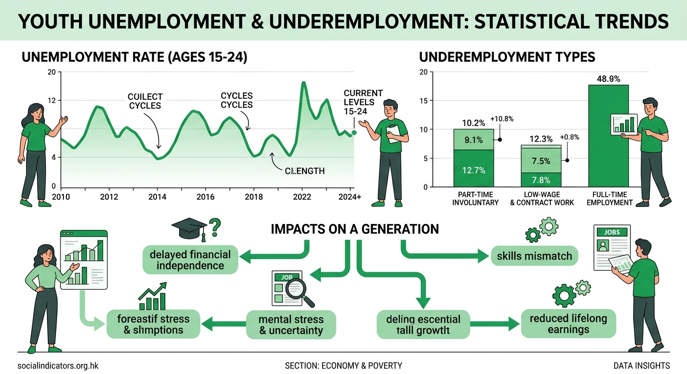 Youth Unemployment and Underemployment: Statistical Trends Shaping a Generation - Illustration 2