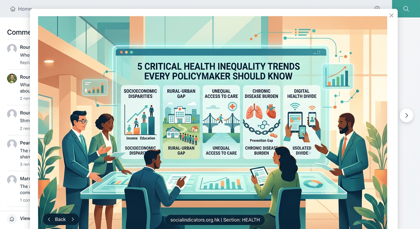 5 Critical Health Inequality Trends Every Policymaker Should Know - Illustration 1