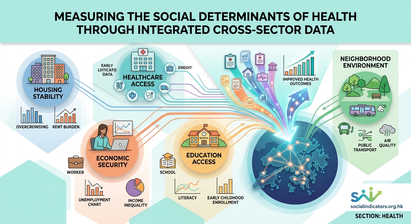 Measuring the Social Determinants of Health Through Integrated Cross-Sector Data - Illustration 1