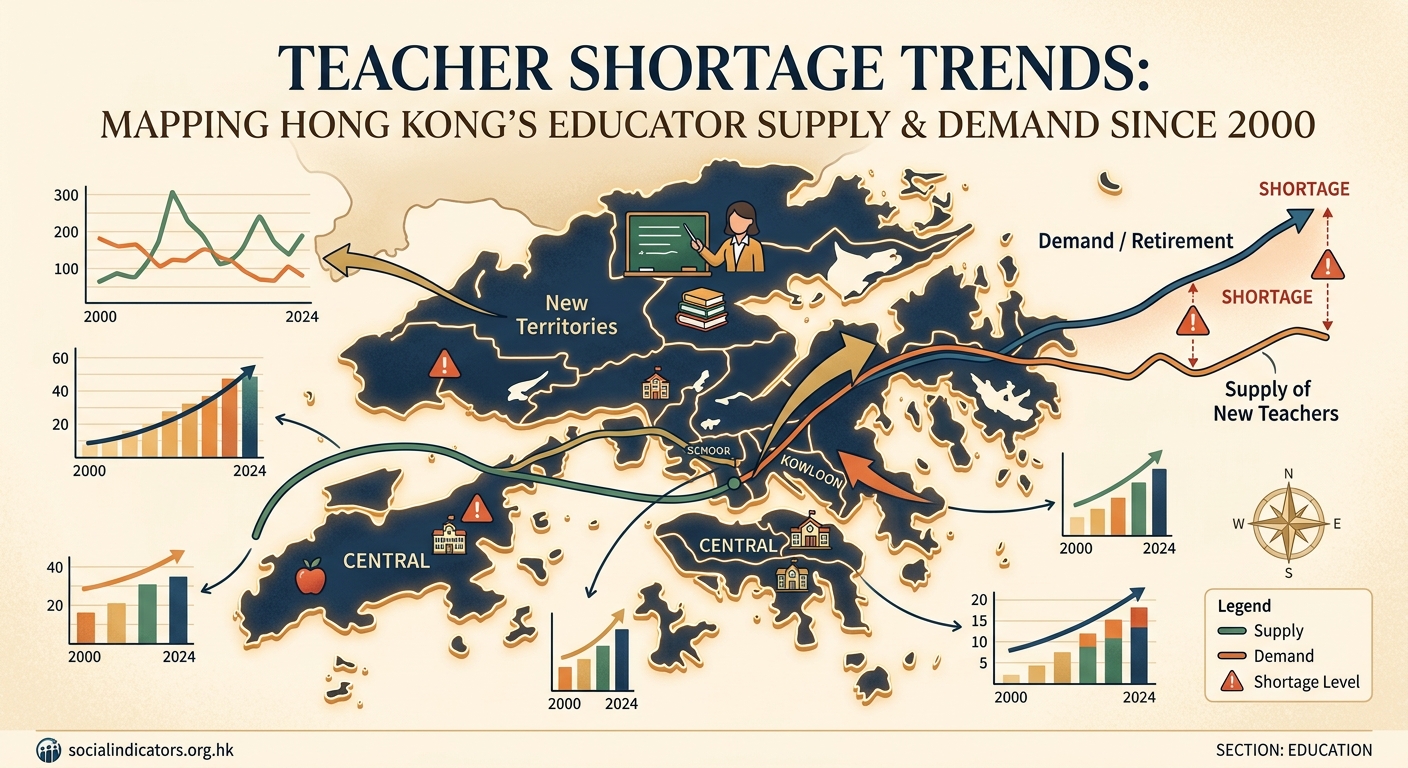Teacher Shortage Trends: Mapping Hong Kong's Educator Supply and Demand Since 2000 - Illustration 2