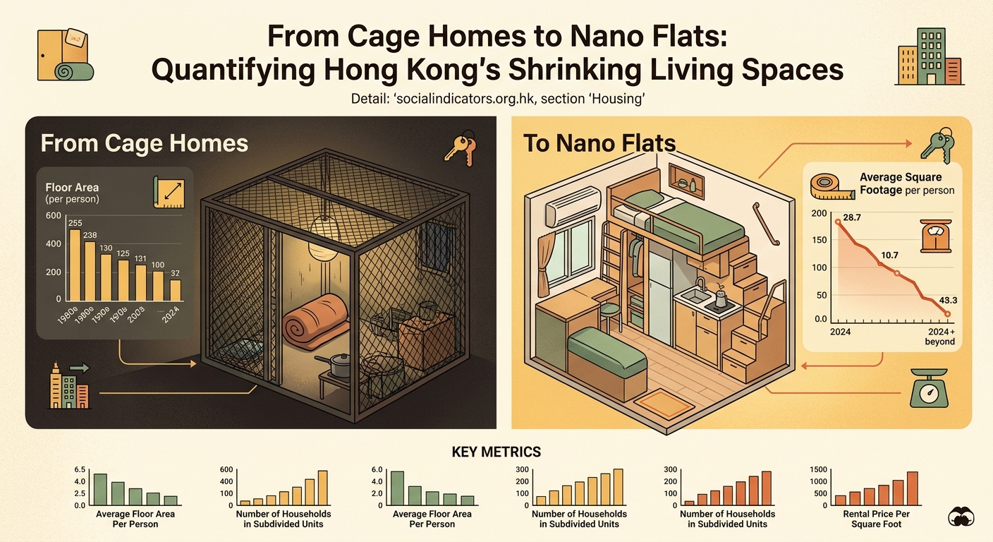 From Cage Homes to Nano Flats: Quantifying Hong Kong's Shrinking Living Spaces - Illustration 2