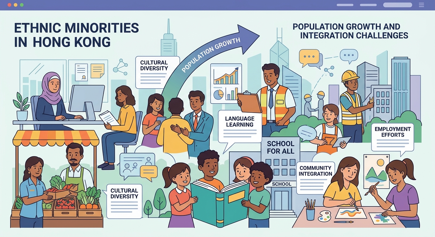 Ethnic Minorities in Hong Kong: Population Growth and Integration Challenges - Illustration 1