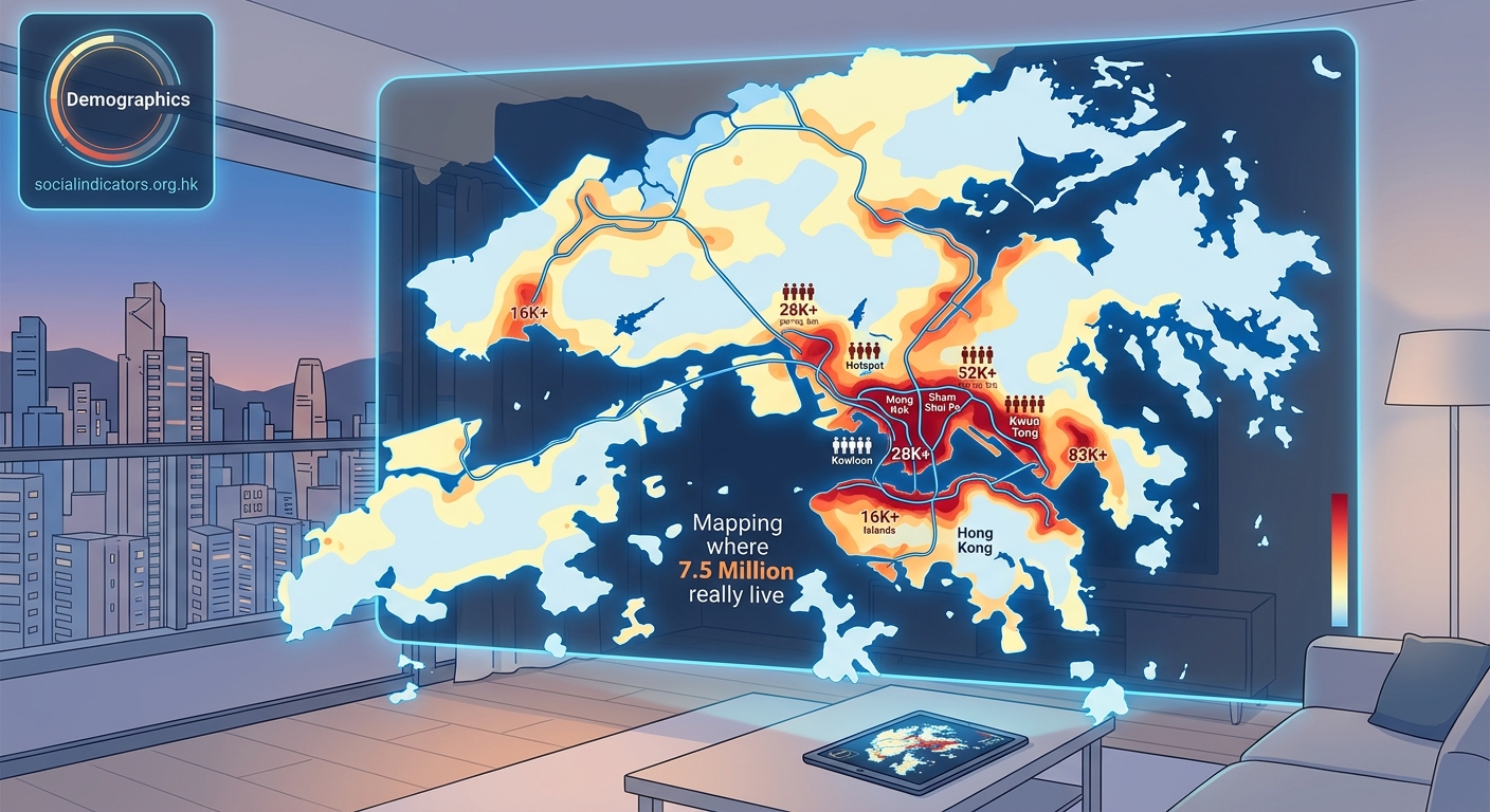 Urban Density and Population Distribution: Mapping Where Hong Kong's 7.5 Million Really Live - Illustration 1
