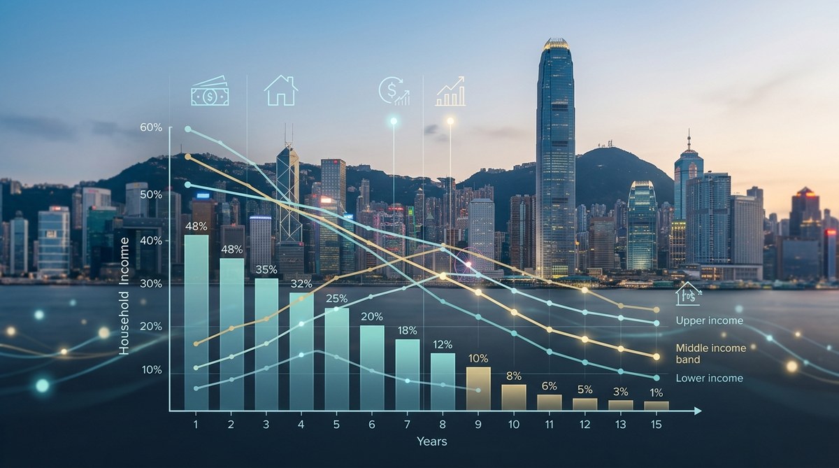 Tracking Hong Kong's Middle Class Decline Through 15 Years of Household Income Data